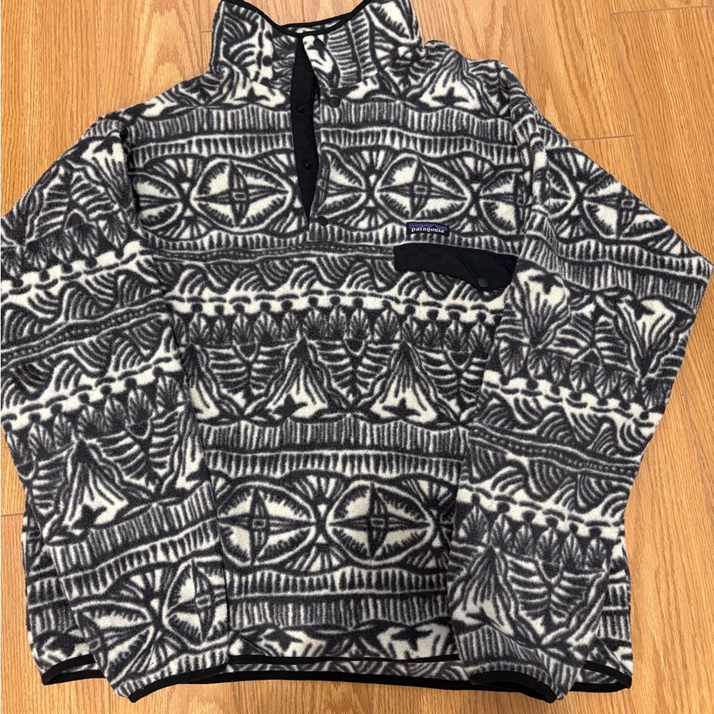 RARE!! Patagonia synchilla tradewinds snap jacket size XL